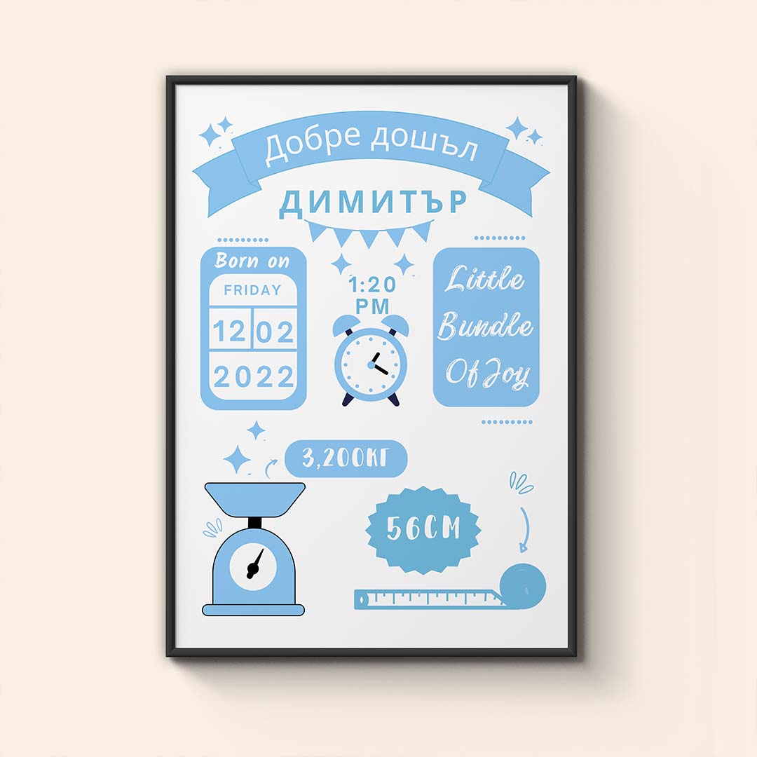 Колаж "Бебешка Визитка 2"