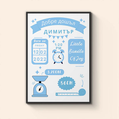 Колаж "Бебешка Визитка 2"