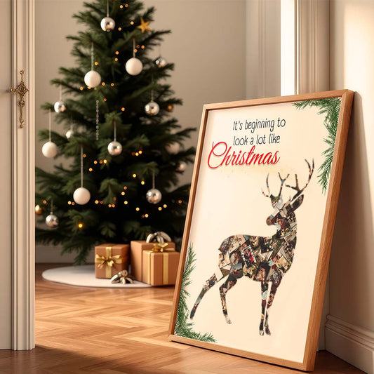 Коледен Колаж "Рудолф"